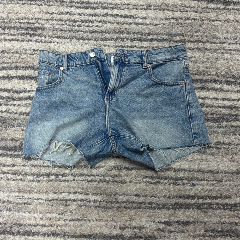 Garage Light Blue Denim Shorts
